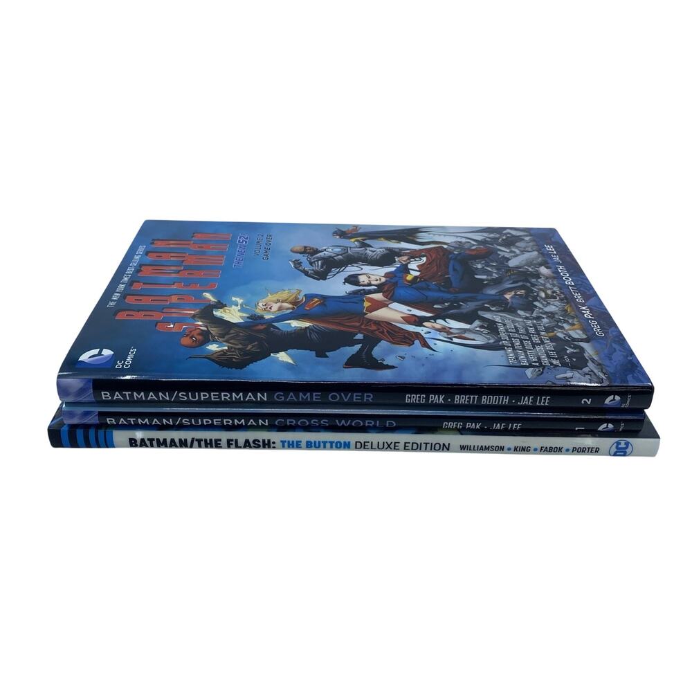 Batman/Superman Game Over & Cross World & Batman/The Flash The Button Deluxe HC